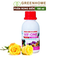 Phân bón lá Lavamix, rong biển, chai 100ml, siêu kích rễ, mầm lá, hoa hồng, lan, các lại rau Greenhome - 1C RONG BIỂN 100ML