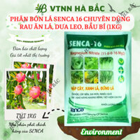 Phân bón lá Senca 16 chuyên dùng rau ăn lá, dưa leo, bầu bí (túi 1KG)