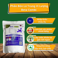 Phân bón lá vi lượng Beta Combi, Gói 1kg pha 800-1000 lít nước