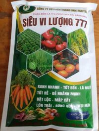 Phân bón lá vi lượng SAF ĐẠI BÀNG ĐEN - SIÊU VI LƯỢNG 777, TL: 1kg/gói, xanh nhanh, tốt bền, lá mướt, tốt rễ, đẻ nhánh mạnh, bật lộc, mập cây, lớn trái, bóng quả, tươi màu,