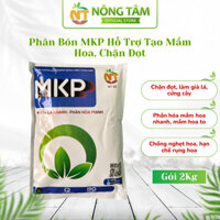Phân bón MKP 0-52-34 hỗ trợ tạo mầm hoa, chặn đọt, làm già lá, phân hoá mầm hoa mạnh gói 2kg