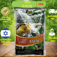Phân bón MKP 0-52-34 nhập khẩu ISRAEL gói 1kg giúp ra hoa đồng loạt,chống rụng trái non