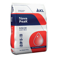 Phân bón Nova Peak 0-52-34 (MKP) (25kg/bao) – ICL