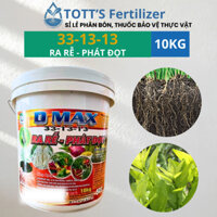Phân bón NPK 33-13-13 thùng 10kg siêu phát đọt, ra rễ TOTT's fertilizer