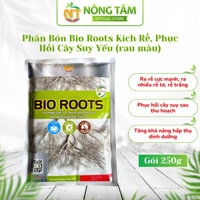 Phân bón NPK Bio Roots kích rễ mạnh, phục hồi cây suy yếu, hạ phèn gói 250gr