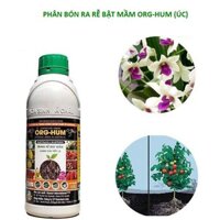 Phân bón ra rễ, bật mầm ORG-HUM (Úc) chai 1 lít - Ra rễ, bật mầm, tăng diệp lục tố, làm cây lá xanh tươi