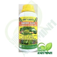 Phân bón sinh học Ami Green - Vitamin B1 & Rong biển - Tốt cây - Xanh lá - #052A# - 500ml