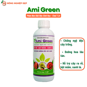 Phân bón sinh học Ami Green Chai 1 Lít