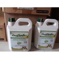 Phân bón sinh học Vinaxanh can 5 lít cho cây thanh long, cây ăn trái, rau màu
