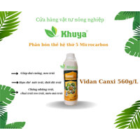 Phân bón Vidan Canxi 500ml Chống nứt trái, thối đít trái, vỏ mịn, da sáng bóng