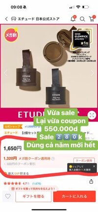 Phấn che hói Etude Mamonde Pang Pang Hair Shadow