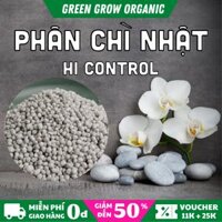 Phân chì Hi Control Nhật Bản Green Grow Organic phân tan chậm cho hoa lan hoa hồng cây kiểng 14 14 13 giúp cây bật mầm nuôi rễ khỏe tiết kiệm thời gian bón phân MS150