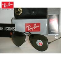 Phân cực Rayban Đen Xanh Rb 3025 002 / 58 62mm Lớn 6DMZ Trình điều khiển tự động năng lượng mặt trời