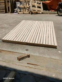 Phản Giường Hộp Nan Gỗ Bạch Đàn GN88