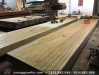 Phản gỗ gõ đỏ 2 tấm nguyên khối siêu khủng 800x240x22cm (Anh Tùng, Quảng Ninh)