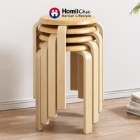 Phân Hộ Gia Đình Phân Thấp Ghế Nhỏ Phòng Khách Ghế Gỗ Nhỏ Tròn Phân Đổi Giày Phân Influencer Bàn Cà Phê Ăn