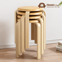 Phân Hộ Gia Đình Phân Thấp Ghế Nhỏ Phòng Khách Ghế Gỗ Nhỏ Tròn Phân Đổi Giày Phân Influencer Bàn Cà Phê Ăn