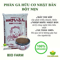 Phân hữu cơ Nhật Bản dạng bột_Phân gà nguyên chất an toàn 100%