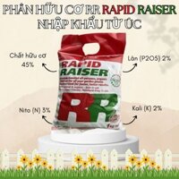 Phân hữu cơ RR Rapid Raiser nhập khẩu Úc 5kg, phân viên nén tan chậm, hàng cao cấp (Vườn Sài Gòn)