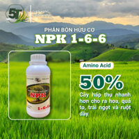 Phân Hữu Cơ Vi Sinh NPK 1-6-6, Tăng Cường Lân Và Kali Giúp Ra Hoa Đậu Trái, Tăng Độ Ngọt .