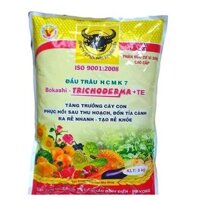 Phân Hữu Cơ Vi Sinh Trichoderma + TE Đầu Trâu HCMK7  bao 5Kg