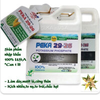 Phân Kali Lân PeKa USA ,Kích Nhiều Nụ,Dưỡng Hoa To Trái Chắc Hạt ,Lá Dày Bóng,Can 1 Lít