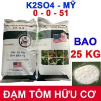 PHÂN Kali Sunphat MỸ (K2SO4 - SOP): K2O = 52%; S = 18% - BAO 25 KG