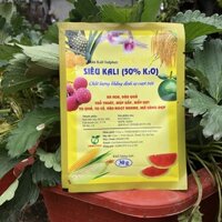 Phân Kali Sunphat Siêu Kali 50 K2O Giúp cây Ra Hoa, Đậu Qủa, Mẩy Hạt, To Qủa- Củ gói 50g