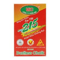 PHẤN KHÔNG BỤI MIC HỘP 10V TRẮNG, MÀU  - MÀU
