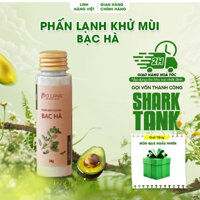 Phấn lạnh bạc hà bột khử mùi cơ thể Pơ Lang lọ 30gam (Khử mùi 24 giờ, không vàng áo)