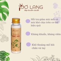 Phấn lạnh khử mùi Pơ Lang là hỗ trợ giảm mùi hôi và mùi khó chịu trên cơ thể hiệu quả 30g - Bạc Hà