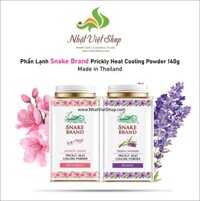 Phấn Lạnh Snake Brand Prickly Heat Cooling Powder 140g