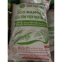 Phân lúa tôm dạng viên nén, tạo thức ăn tự nhiên, gây màu nước đẹp, econanosil bao 25 kg