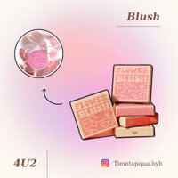 Phấn má 4U2 FLOWER BLUSH / SHIMMER / MATTE | Hàng sẵn