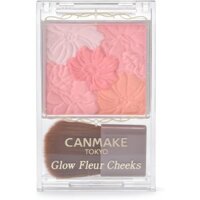 Phấn má Canmake Glow Fleur 02 Apricot Fleur 6.3g【Trực tiếp từ Nhật Bản】