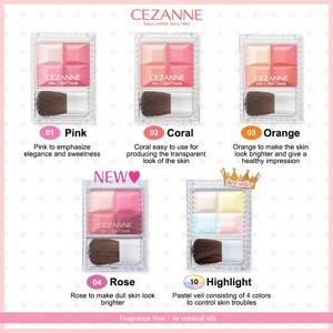 Phấn má Cezanne Mix Color Cheek màu 01 8g