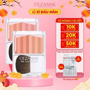 Phấn má Cezanne Silk Touch Cheek #02 Pink Coral