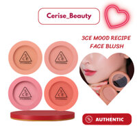 Phấn Má Hồng 3CE Mood Recipe Face Blush [Nude Peach - Mono Pink- Rose Beige - Full Off Charm - Kinda Shy]