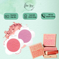 Phấn Má Hồng 4U2 Vỏ Hoa Trong Suốt Thuần Chay Mịn Lì Lâu Trôi Flower Blush 3.3g