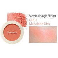 Phấn má hồng bền màu Seammul Single Blusher Hàn Quốc 7g OR01- Màu cam [bonus]