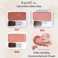 Phấn Má Hồng Cezanne Natural Cheek N Nhật Bản (01, 05, 17,18) Mềm Mịn Lâu Trôi - nội địa Nhật