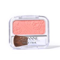 Phấn má hồng Cezanne Natural Cheek hộp 4g kèm cọ ( màu 10 hồng cam )
