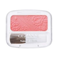 Phấn má hồng Cezanne Nutural Cheek hộp 4g kèm cọ ( màu 01 Peach Pink)