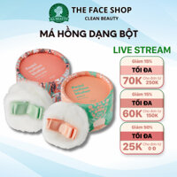 Phấn má hồng dạng bột The Face Shop siêu mịn kiềm dầu lâu trôi Hàn Quốc fmgt Pastel Cushion Blusher 6g
