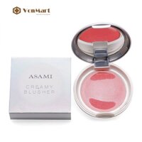Phấn má hồng dạng kem Asami Creamy Blusher, mịn màng, bền màu, đôi má hồng hào tự nhiên