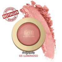 Phấn má hồng Milani Luminoso 05 màu cam san hô cam đào (3.5g)