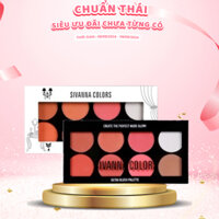 Phấn má hồng Sivanna 8 ô Tạo Khối và Bắt Sáng Sivanna Ultra Brush Palette HF319 - MT28