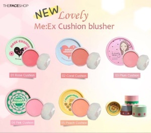 Phấn má hồng The Face Shop Lovely MEEX Pastel Cushion Blusher