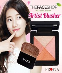 Phấn má lesson 04 The Face Shop - Lesson 04 Artist Cube blusher