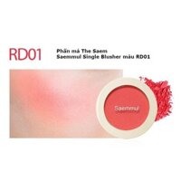 PHẤN MÁ THE SAEM SAEMMUL SINGLE BLUSHER - RD01